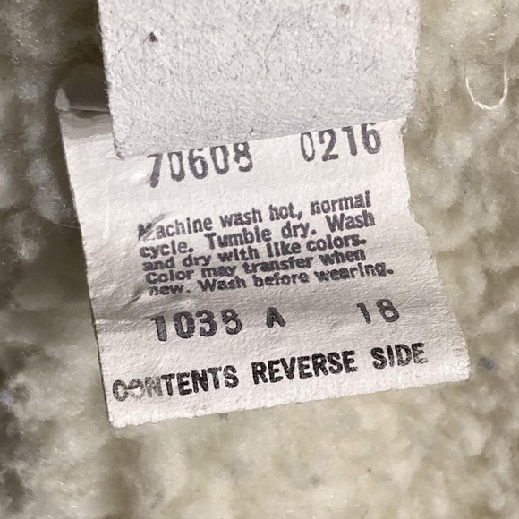 Vintage 70s Levi’s Made in USA Sherpa Lined Denim Trucker Jean Jacket Men's 38 R - Picture 7 of 7